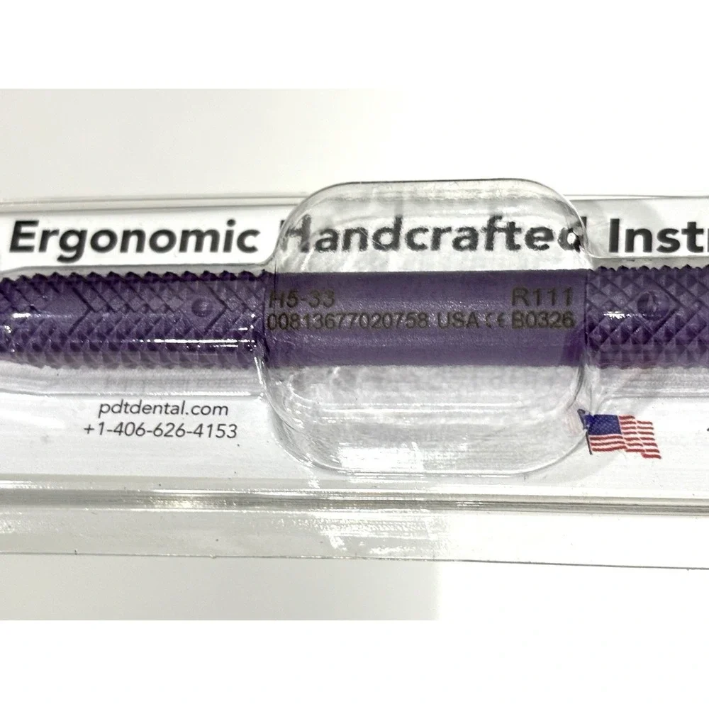 PDT H5-33 Jacquette Anterior Dental Scaler R111 Purple New Sealed